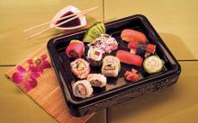 Imagen de un plato de Sushi