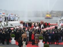 Foto de la inauguracion de los 10 buques de Viking River Cruises