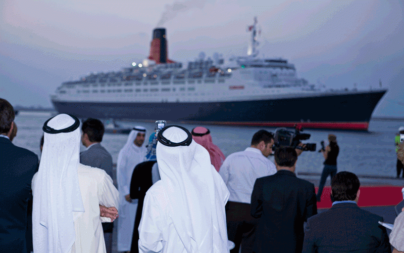 Dubai, destino final del Queen Elizabeth II crucero Queen Elizabeth II en Dubai
