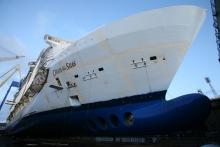 Imagen de la proa del Oasis of the seas