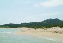 Imagen de una playa de Cagliari