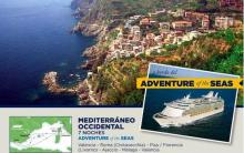 Itinerario Adventure of the seas por el mediterraneo