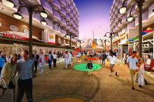 La espectacular Royal Promerade del allure of the seas