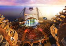 Imagen del teatro exterior del Allure of the seas