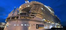 Imagen de la popa del Oasis of the seas