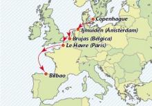 La ruta que realizar el Grand Mistral de iBerocruceros