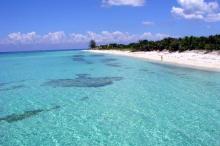 Imagen de las aguas cristalinas de la isla de Cozumel
