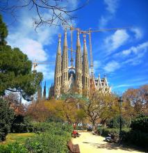 Imagen de la Sagrada Familia de Barcelona