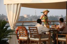 Imagen de un crucero de lujo por el Lago Nasser