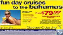 Crucero de un día por las Bahamas por 79 dólares Crucero por 79 dolares