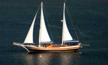Crucero en velero por Turquía Fotografía de un velero por Turquía