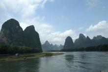 Espectacular vista del río Li