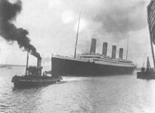 Foto del Titanic en el día de su inauguración