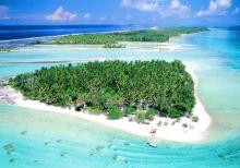 Espectacular foto de la isla de Rangiroa