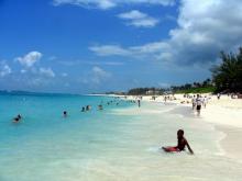Fotografía de una playa de las Bahamas