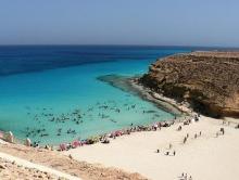 Imagen de una playa de Sharm-el-sheik