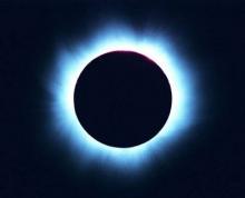 Foto de un eclipse solar