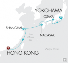 Itinerario crucero por Asia