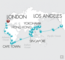 Crystal Cruises anuncia los primeros cruceros de 2014 Itinerario crucero de Sudáfrica a Asia