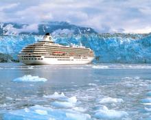 Fotografía de un crucero de Crystal Cruises en Alaska