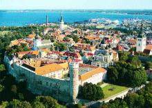 Panoramica de la ciudad de Tallin