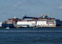 Construccion del MSC Splendida