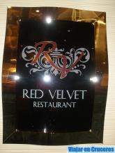 Entrada al Red Velvet Restaurant
