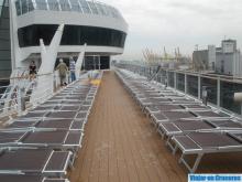 Foto del pasillo de hamacas