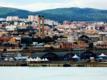 Fotografía del puerto de Civitavecchia