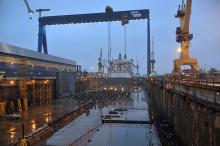 El Allure of the seas en los astilleros