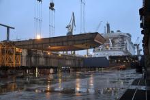 Imagen de la construccion del Allure of the seas