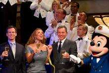 Mariah Carey en la ceremonia crucero Disney Fantasy 