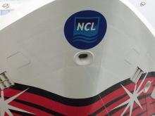 Casco de un barco de NCL