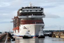 Foto del Norwegian Epic en los astilleros