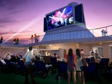 Pantalla gigante que instalarán en el Pacific Jewell