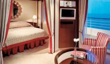 Imagen de una suite del Crystal Serenity