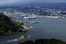 Imagen del puerto de Ferrol