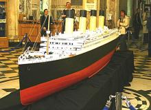 Enric Calvo construirá la mayor maqueta del mundo del Titanic Imagen de una maqueta del Titanic