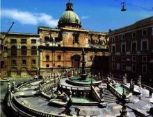 Imagen de la plaza de las cuatro esquinas (Palermo)