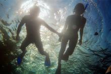 Foto de submarinistas