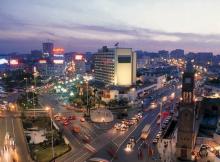 Imagen del centro de la ciudad de Casablanca en su parte moderna