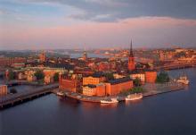 Estampa de la ciudad de Estocolmo