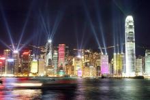 Imagen espectacular de la ciudad de Hong Kong