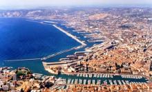Foto panorámica de la ciudad de Marsella