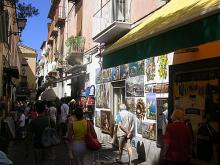 Callejuelas de la ciudad de Sorrento