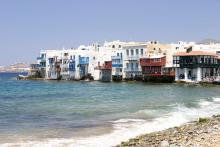 Excursión por la isla de Mykonos Foto de un la costa de Mykonos