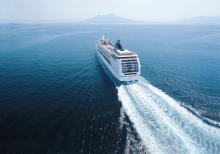 Fiestas de Navidad y fin de año en crucero Foto del MSC Lírica