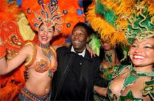 Pele a bordo del Costa Serena