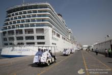 Imagen de la popa del Costa Deliziosa