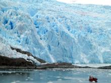 Uno de los glaciares que puede observarse durante el viaje